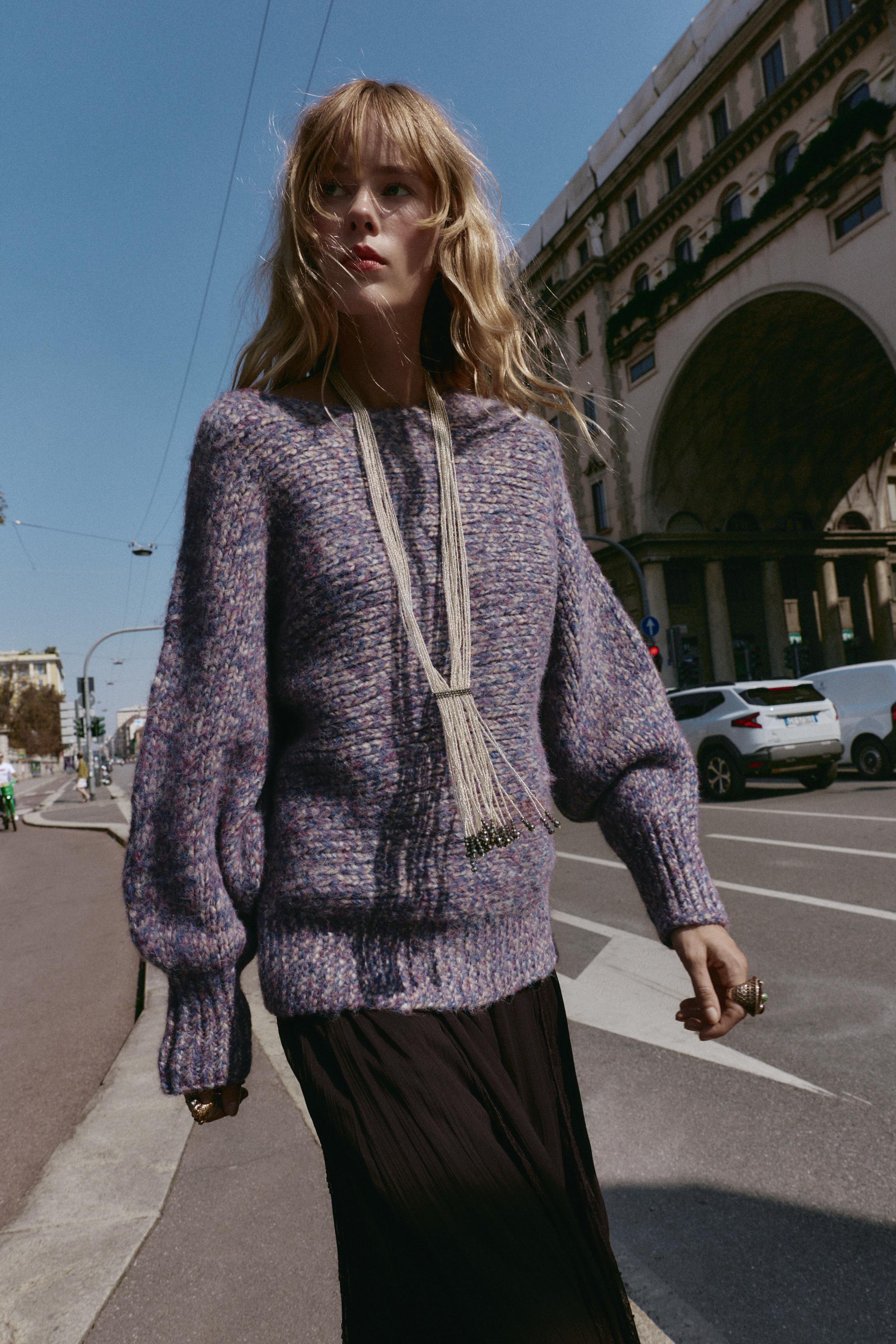 PULL OVERSIZE EN MAILLE
